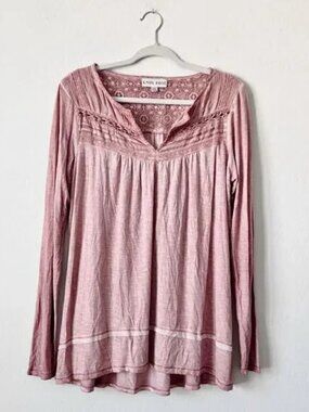 Knox Rose Lace Detail Long Sleeve Shirt